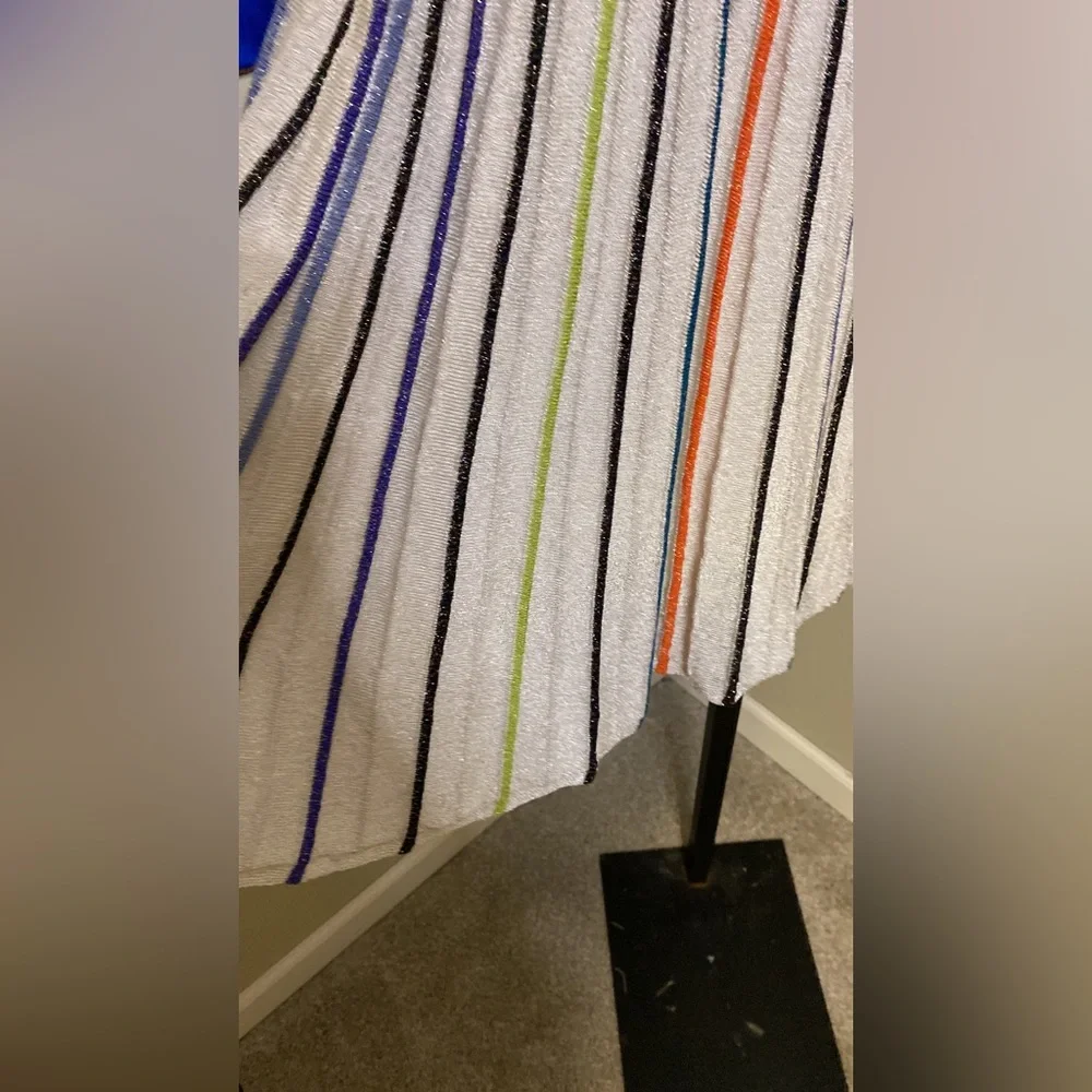 Missoni High Neck Metallic Neon Stripe Dress - Picture 8 of 10